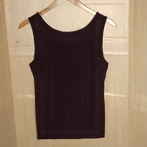 Chico's Travelers Eggplant Purple Stretchy Tank Top 12-14